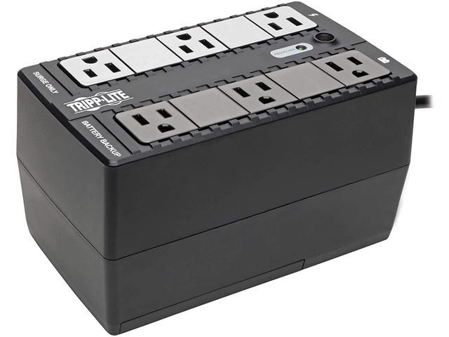 Tripp Lite 350VA Standby UPS, 6 Outlets, 210W, 120V, 50/60 Hz, Desktop/Wall Mount, 3-Year Warranty & $100,000 Insurance (BC350)