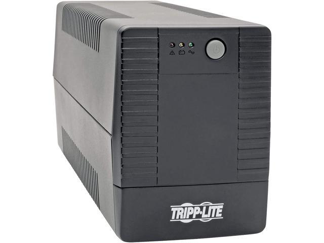 Tripp Lite 550VA UPS Battery Backup Surge Protector, Line Interactive UPS, AVR, 6 NEMA 5-15R Outlets, NEMA 5-15P Plug, 120V UPS, USB, Tower (SMART550USB2)