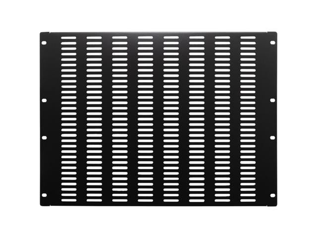NavePoint 8U Blank Rack Mount Panel IT Server Network Spacer Slotted Venting