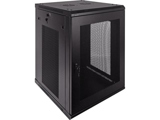 Navepoint 15U Wallmount Networking Perforated Cabinet 600mm Depth with Fans