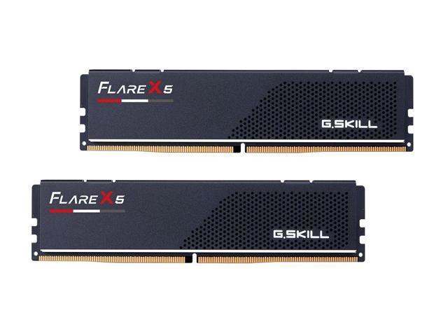 32GB G.Skill DDR5 Flare X5 5600MHz CL30 1.25V Dual Channel Kit (2x 16GB) AMD EXPO Matte Black