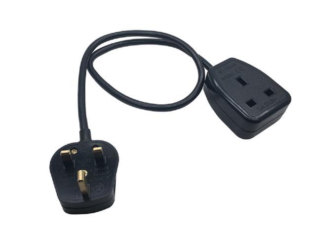 UK British Standard Power M/F Extension cord cable,UK extension cord, IEC UK 3Pin Male Plug to UK 3Pin Female Socket Power Adapter Cable,13A/250V