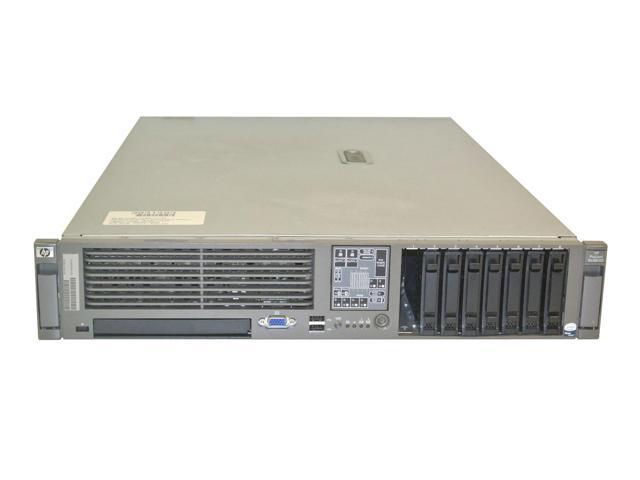 HPE 470064-873 ProLiant DL380 G5 2U Rack Server - Intel 5000P SoC - 1 x Intel Xeon E5430 2.66 GHz - 2 GB RAM - Ultra ATA, Serial Attached SCSI (SAS) Controller