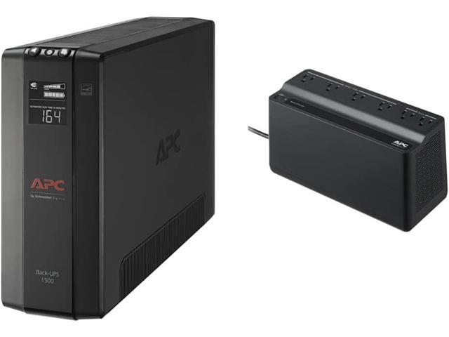 APC UPS, 1500VA UPS Battery Backup & Surge Protector, BX1500M Backup Battery, AVR & UPS, 425VA UPS Battery Backup Surge Protector, BE425M Backup Battery Power Supply, Back-UPS Series