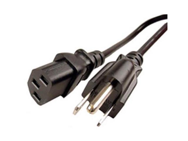 3 Prong Pin AC Power Cord Cable for PC Desktop Computer