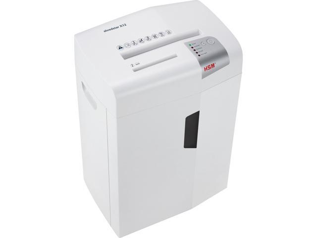 HSM 1059 Shredstar X12 Cross-Cut Shredder, 12 Pages per Pass, 6.10 Gal Capacity - White