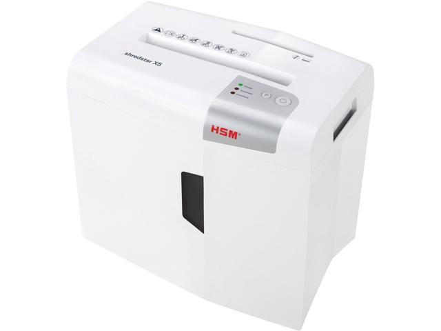 HSM 1043W Shredstar X5 Cross-Cut Paper Shredder, 5 Pages per Pass, 4.76 Gal Capacity - White