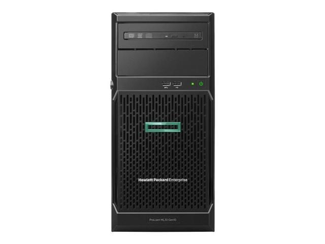 HPE ProLiant ML30 Gen10 - Server - tower - 4U - 1-way - 1 x Xeon E-2224 / 3.4 GHz - RAM 16 GB - SATA - hot-swap 3.5" bay