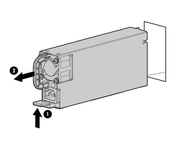 HP 511777-001 460 Watt Ac Common Slot (Cs) Gold Hot-Plug Power Supply - Does Not Support Power Discovery Services (Black Plug) - 92% Efficiency, 100-240Vac At 50/60Hz - Mixing Of Power Supplies In Th