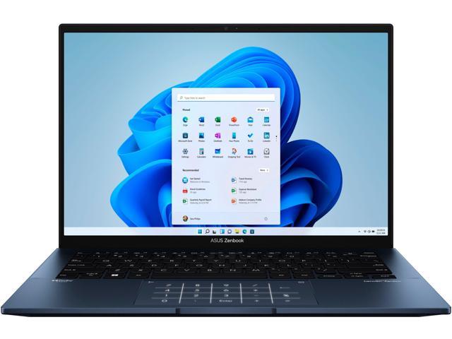 ASUS ZenBook 14 Home & Business Laptop (Intel i5-1240P 12-Core, 14.0" 90Hz 2880 x 1800, Intel Iris Xe, 8GB LPDDR5 4800MHz RAM, 256GB SSD, Backlit KB, Wifi, USB 3.2, HDMI, Webcam, Win 11 Home)