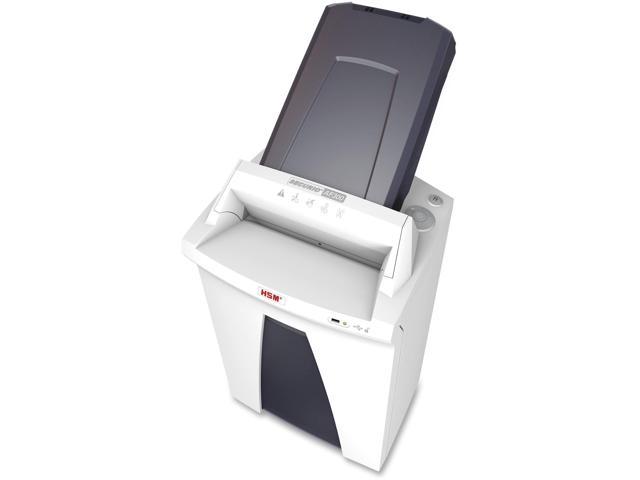HSM 2093 Securio AF300 Continuous Cross-Cut Shredder, 19 Pages per Pass, 9.0 Gal Capacity - White