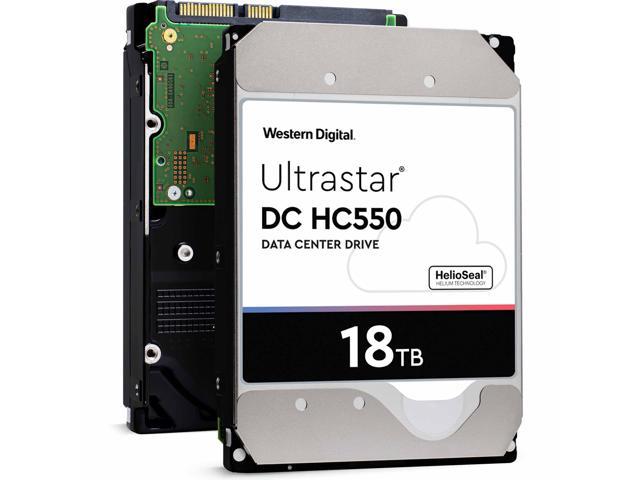 WD Ultrastar DC HC550 18TB Hard Drive 3.5" Internal 512MB SATA 7200 RPM 512E SE NP3 DC HC550 0F38459 (WUH721818ALE6L4)