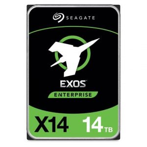 Seagate 14TB HDD Exos X14 SATA 6Gb/s 7200RPM 3.5-Inch Enterprise Hard Drive — ST14000NM0018