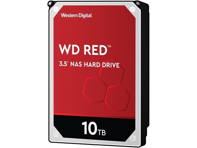 WD Red 10TB NAS Hard Disk Drive - 5400 RPM Class SATA 6Gb/s 256MB Cache 3.5 Inch - WD100EFAX