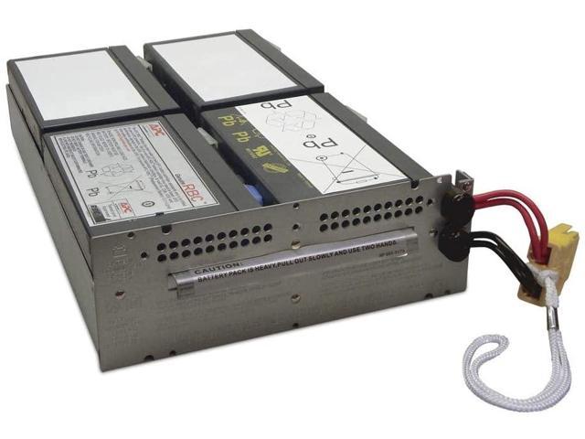 APC UPS Battery Replacement, RBC6, for APC Smart-UPS SMT1000, SMC1500, SMT1000C, SMT1000US, SU1000, SU1000BX120, SUA1000US, SUA1000 , Black