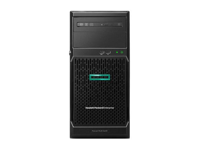 HP ProLiant ML30 Gen10 Tower Server Bundle with Xeon E-2136, 128GB DDR4, 8TB SSD, RAID, Windows Server 2019