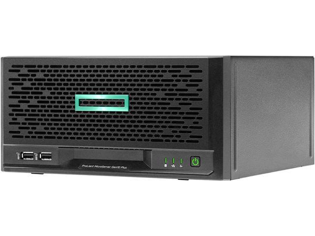 HP ProLiant MicroServer Plus Gen10 for Small Business, Intel Xeon E-2224 3.4GHz up to 4.6GHz Turbo, 32GB RAM, 4TB Fast SSD Storage, RAID, Windows Sever 2019