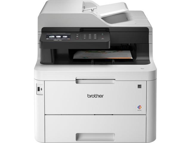 Brother - MFC-L3770CDW Wireless Color All-In-One Laser Printer - White