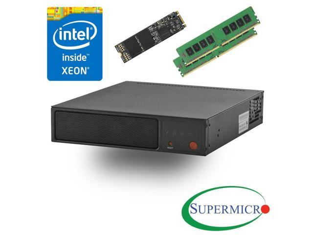 Supermicro SYS-E200-8D Intel Xeon D, 6-Core, 2x10GbE,Mini Server w/ 16G, 256 M.2