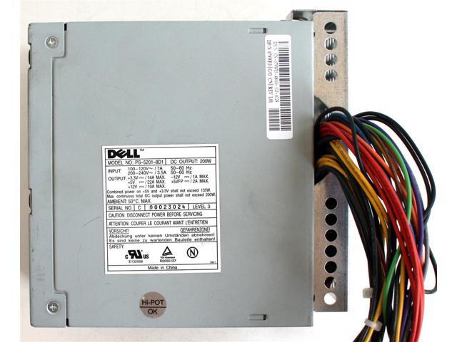 Dell Ps-5201-8D1 Dell 200 Watt Power Supply For Optiplex Gx150 Minitower