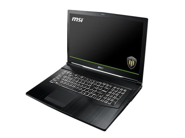 MSI WE Series WE73 8SK-293 Mobile Workstation Intel Xeon E-2176M (2.70 GHz) 32 GB ECC Memory 512 GB PCIe SSD NVIDIA Quadro P3200 17.3" Windows 10 Pro 64-Bit