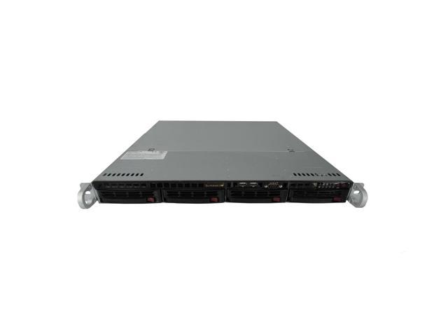 Supermicro SuperServer 5018D-MTF 4 Bay LFF 1U Server, E3-1240 V3 3.4GHz 4 Core, 16GB DDR3, 4x 1.92TB SATA 2.5 SSDs, 1x 350W PSU