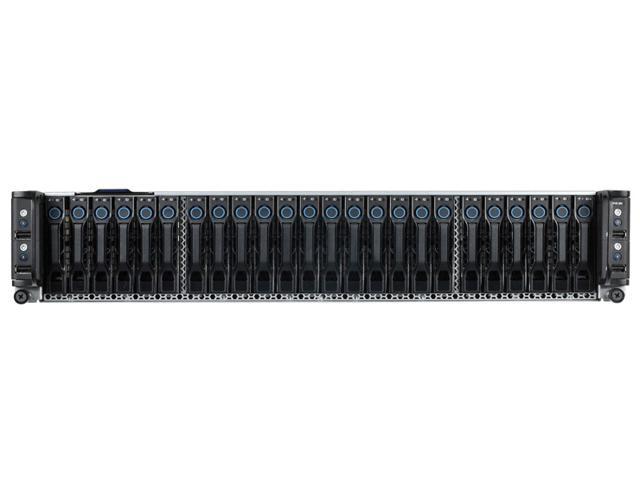 Quanta QuantaPlex T41S-2U 4-Node 24 Bay SFF 2U Server, Per Node (2x E5-2670 V3 2.3GHz 12 Core, 64GB DDR4, 8x 1TB SATA 6Gbps 2.5 SSDs, 1x 10G SFP+)