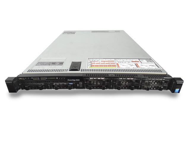 Dell PowerEdge R630 8 Bay SFF 1U Server 2x E5-2630 V3 2.4GHz 8C 48GB H730p 8x Tray 2x 10GbE