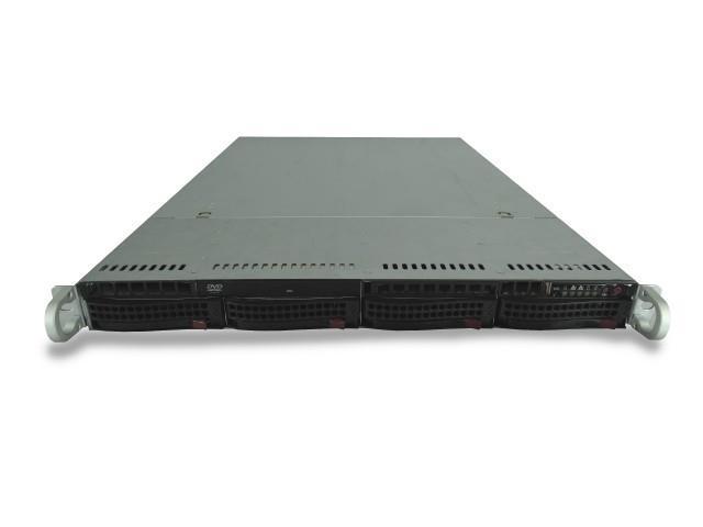 Supermicro 1U X9SCi-LN4F LFF 4 Bay E3-1270V2 3.5GHz 4C 32GB 2x 480GB SSD Rails