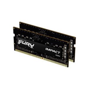 HyperX FURY Impact 16GB (2 x 8GB) 204-pin SO-DIMM DDR4 2666 MHz CL15 Memory (KF426S15IBK2/16)