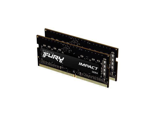 HyperX FURY Impact 16GB (2 x 8GB) 204-pin SO-DIMM DDR4 2666 MHz CL15 Memory (KF426S15IBK2/16)