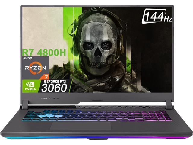 ASUS ROG Strix G17 17.3" FHD 1080p 144Hz Gaming Laptop (AMD 8-Core Ryzen 7 4800H (Beat i7-10750H), 16GB RAM, 512GB PCIe SSD, RTX 3060) RGB Backlit, Type-C, WiFi 6, Windows 10