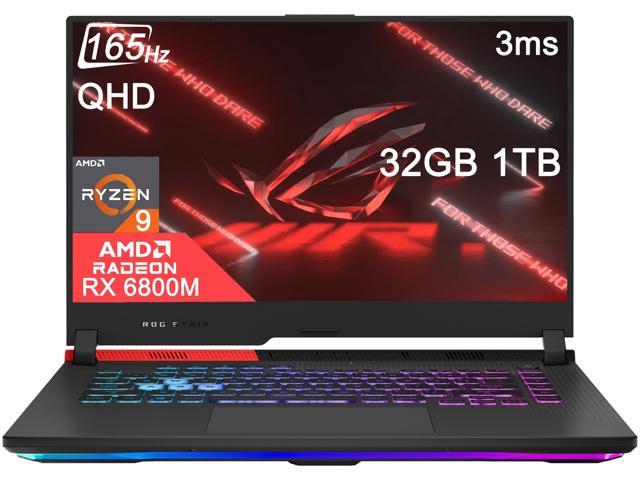 2022 ASUS ROG Strix G15 Advantage Edition 15.6" QHD 2K 165Hz (AMD Ryzen 9 5980HX, 32GB RAM, 1TB PCIe SSD, Radeon RX 6800M 12GB) Gaming Laptop, RGB Backlit, Type-C, WiFi 6, Win 11 Home