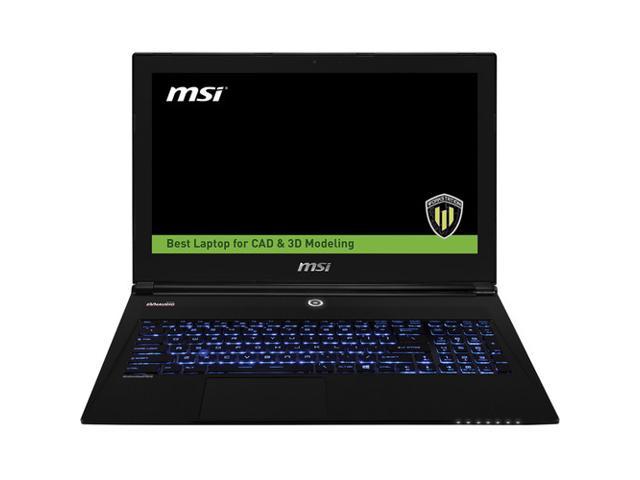 MSI WS60 2OJ 15.6" FHD Gaming/Cad Laptop ( Intel Core i7-4720HQ 2.60Ghz Processor, 16GB Ram Memory, 128GB SSD + 1TB Hard Drive, Nvidia Quadro K2100M 2GB Graphics, Windows 10 Pro ) Grade A