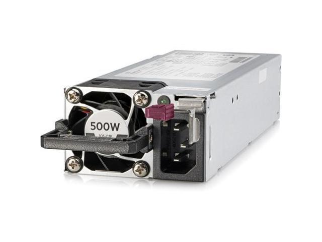 HPE 500W Flex Slot Platinum Hot Plug Low Halogen Power Supply Kit - 230 V AC, 380 V DC - 865408-B21