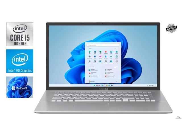 NEW ASUS Vivobook 17.3" HD+ LED Notebook,10th Gen Intel Core i5-1035G1 Processor,12GB DDR4,256GB SSD Plus 1TB HDD,Intel HD Graphics,Wifi-AC,Bluetooth,USB,HDMI,Windows 11 Pro