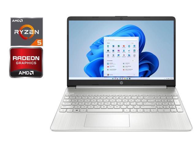 New HP 15.6" Full HD LED Notebook,AMD Ryzen 5 5500U Processor,16GB DDR4 RAM,256GB SSD,AMD Radeon Graphics,Wifi-AC,Bluetooth,USB,HDMI, Windows 11 Pro