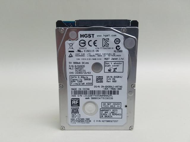 HGST Travelstar Z7K500 HTS725050A7E630 500GB 2.5" SATA III Laptop Hard Drive