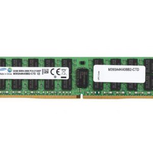 Samsung 32GB 288-Pin DDR4 2666 (PC4 21300) RDIMM 1.2V Server Memory Model M393A4K40BB2-CTD