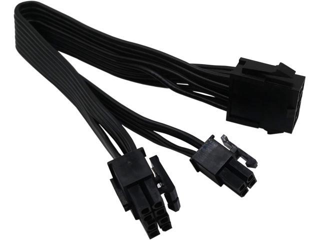 COMeap CPU 8 Pin Female to CPU 8 Pin ATX 4 Pin Male Power Supply Converter Adapter Extension Cable for Motherboard 9.5-inch(24cm)