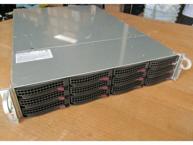Supermicro SuperStorage X9DRD-7LN4F-JBOD X2 E5-2630 2U Server 256GB 12tb