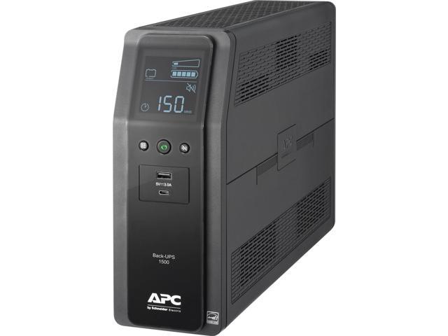 APC - BACK-UPS PRO 1500VA 10-OUTLET/2-USB BATTERY BACK-UP AND SURGE PROTECTOR - BLACK