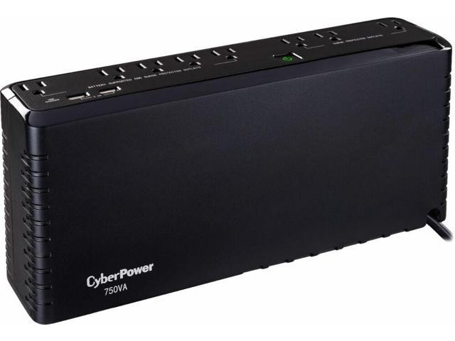 CyberPower - 750VA Battery Back-Up System - Black