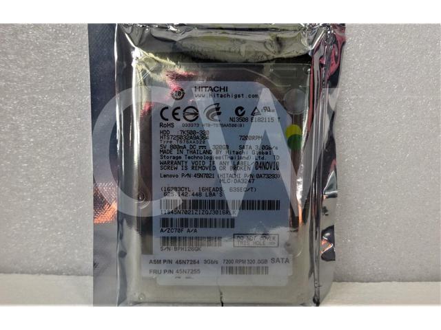 Hitachi HTS725032A9A364 320GB 7.2K 3G 16MB 2.5in SATA Laptop Hard Drive