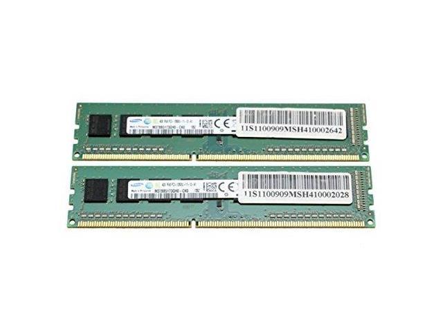 2x4GB (8GB Total) 1Rx8 SAMSUNG M378B5173QH0-CK0 PC3-12800U Desktop Memory