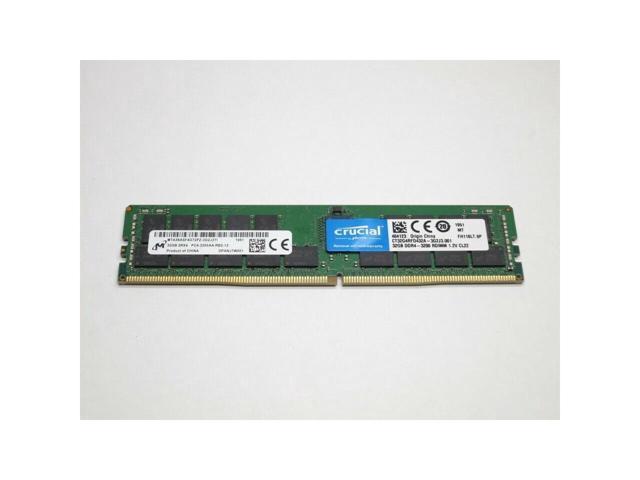 Crucial 32GB DDR4 3200 (PC4-25600) RDIMM CL22 Server Memory Module