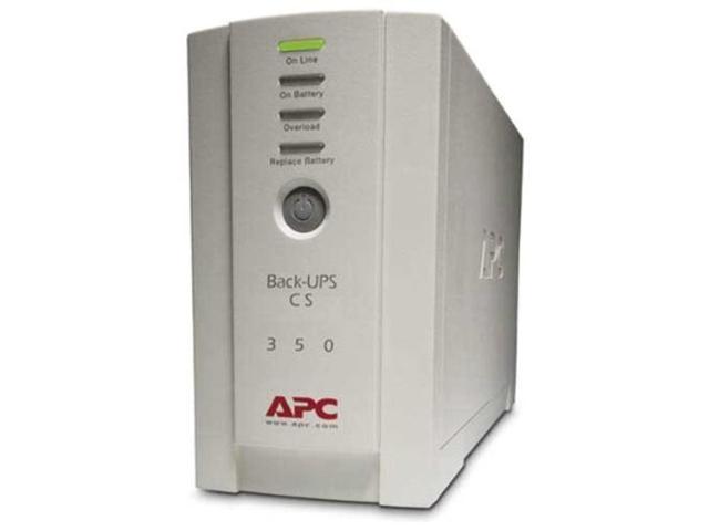 apc back-ups cs 350 - apc back-ups cs 350 - ups - ac 120 v - 210 watt - 350 va - 6 output connector(s)