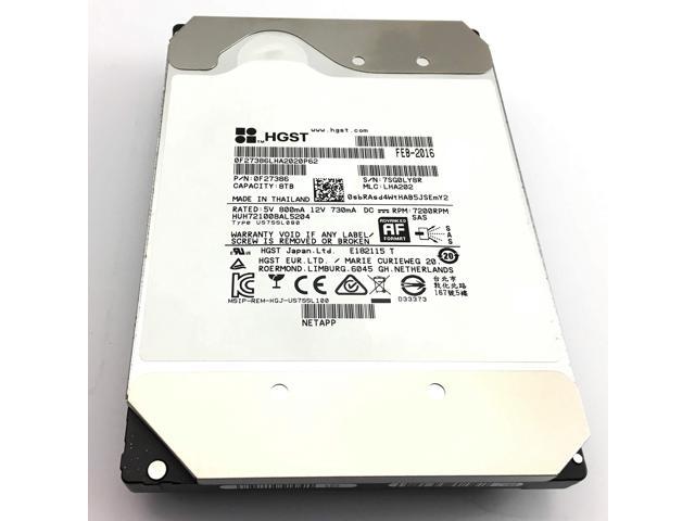 HGST HUH721008AL5204 - 8TB 3.5" SAS 7.2K 12Gb/s Non Hot-Swap Hard Drive