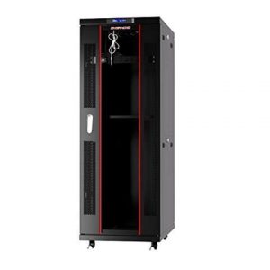 Server Rack – Locking Cabinet – Network Rack Cabinet Enclosure – 37U – Rack Mount – 32-Inch-Deep – Server Cabinet – on Casters – Rack Shelf – Cooling Fan – Thermostat – Sysracks – SRF