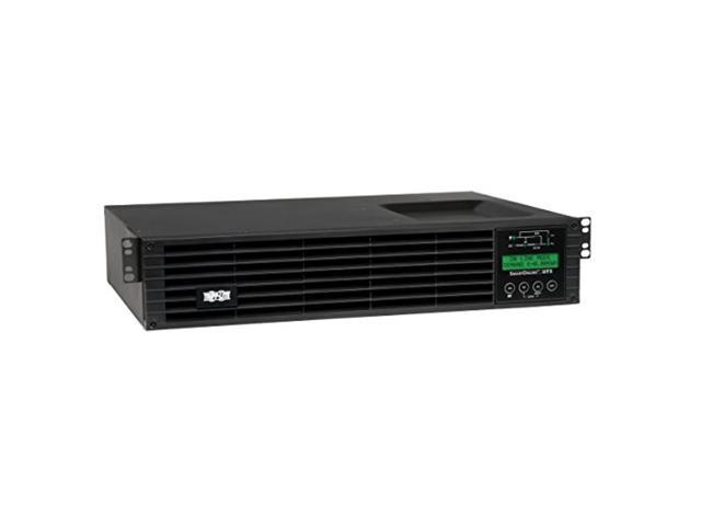 Tripp Lite 1500VA Smart Online UPS Back Up, 1300W Double-Conversion, Extended Run Option, 2U Rackmount, LCD, USB, DB9, 2 Year Warranty  and  $250,000 Insurance (SU1500RTXLCD2U),Black (SU1500RTXLCD2U)